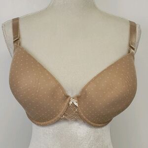 B.tempt'd by Wacoal 36F DDD Nude Soft Cup Bra Like New USA